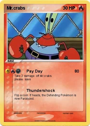 Pokemon Mr.crabs