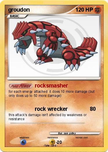 Pokemon groudon
