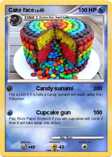 Pokemon Cake face