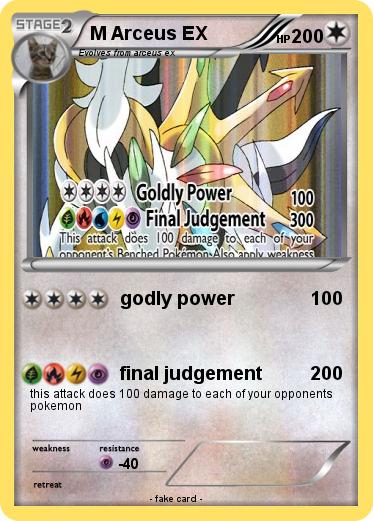 Pokemon M Arceus EX