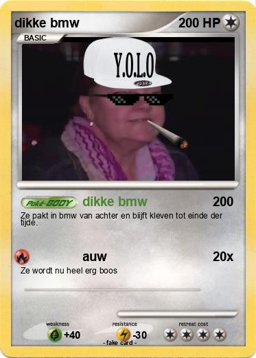 Pokemon dikke bmw