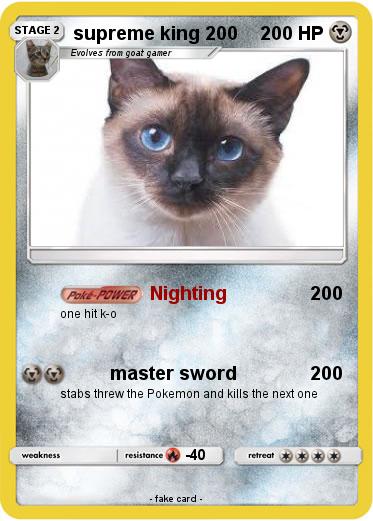 Pokemon supreme king 200