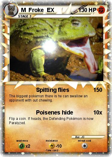 Pokemon M  Froke  EX