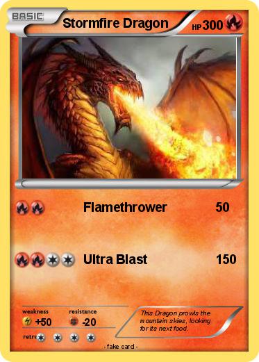 Pokemon Stormfire Dragon