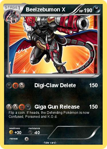 Pokemon Beelzebumon X