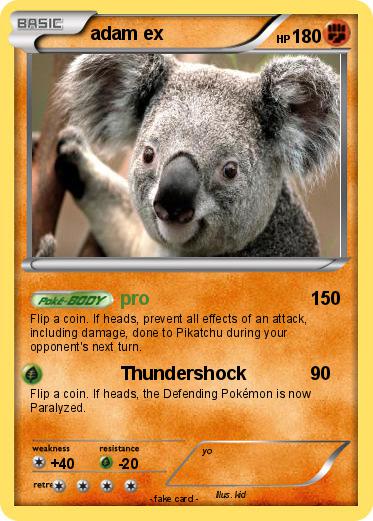 Pokemon adam ex