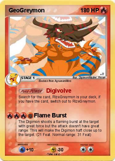 Pokemon GeoGreymon