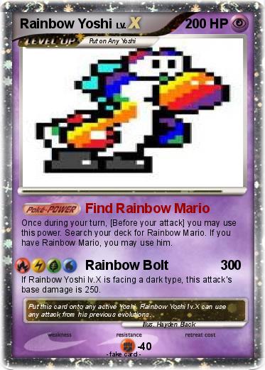 Pokemon Rainbow Yoshi