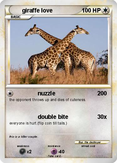 Pokemon giraffe love