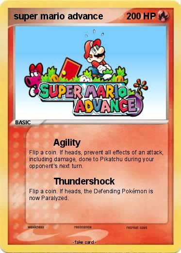Pokemon super mario advance