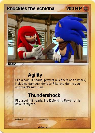 Pokemon knuckles the echidna