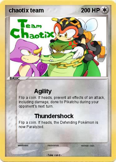 Pokemon chaotix team