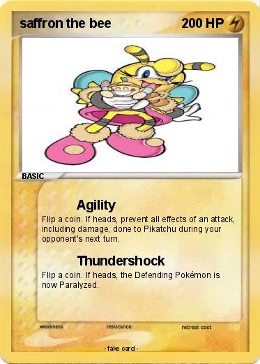 Pokemon saffron the bee