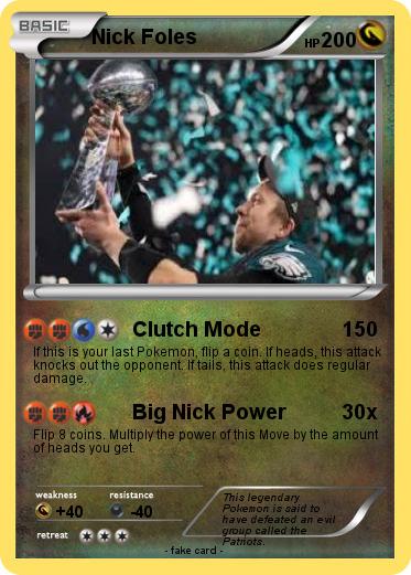 Pokemon Nick Foles