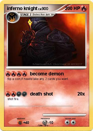 Pokemon inferno knight