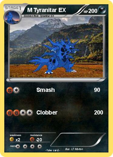 Pokemon M Tyranitar EX