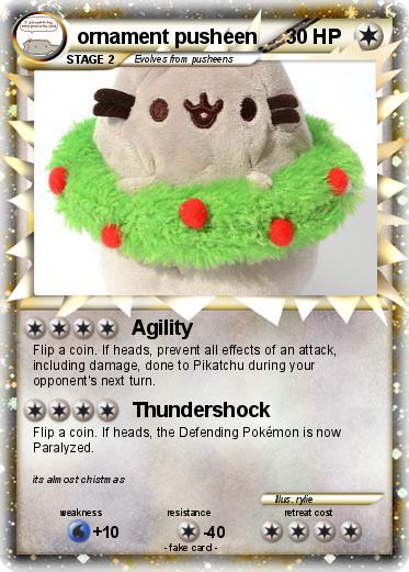 Pokemon ornament pusheen