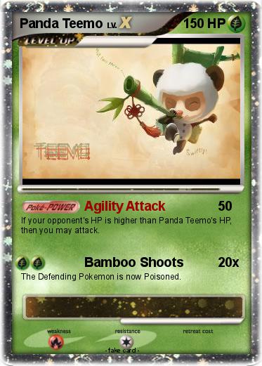Pokemon Panda Teemo