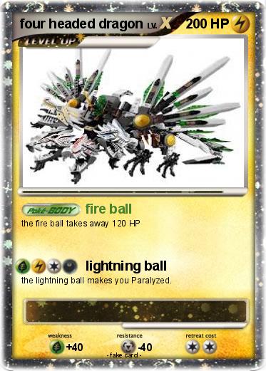 Pokemon four headed dragon