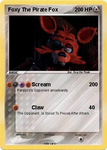 Pokemon Foxy The Pirate Fox