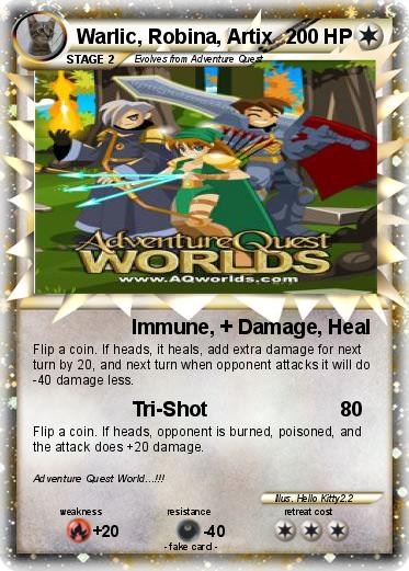 Pokemon Warlic, Robina, Artix