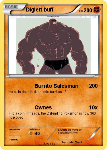 Pokemon Diglett buff