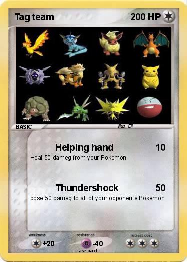 Pokemon Tag team