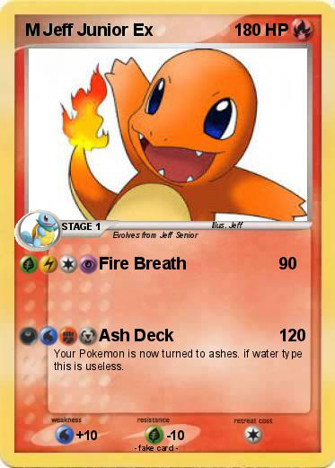 Pokemon M Jeff Junior Ex