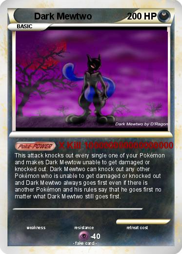 Pokemon Dark Mewtwo