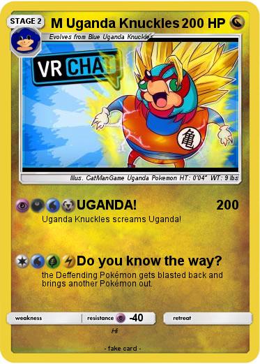 Pokemon M Uganda Knuckles