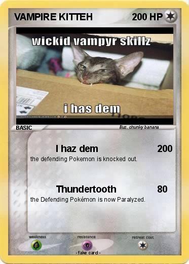 Pokemon VAMPIRE KITTEH