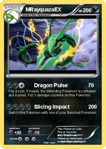 Pokemon MRayquazaEX