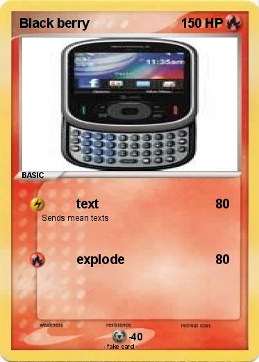 Pokemon Black berry