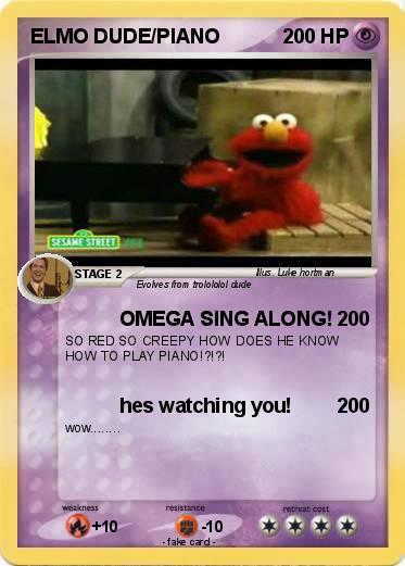 Pokemon ELMO DUDE/PIANO