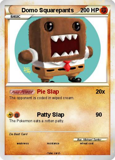 Pokemon Domo Squarepants