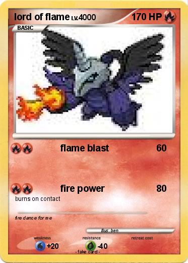 Pokemon lord of flame