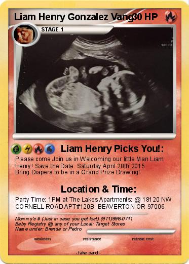 Pokemon Liam Henry Gonzalez Vang