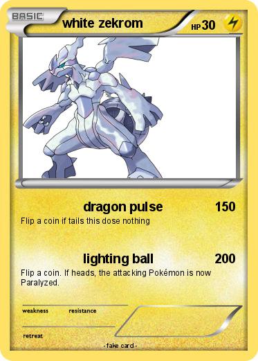 Pokemon white zekrom