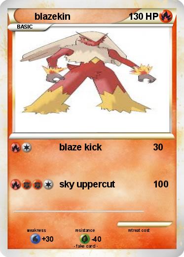 Pokemon blazekin