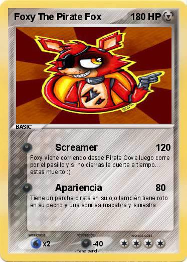 Pokemon Foxy The Pirate Fox