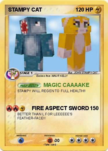 Pokemon STAMPY CAT