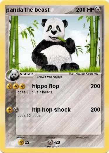 Pokemon panda the beast