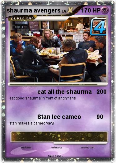 Pokemon shaurma avengers