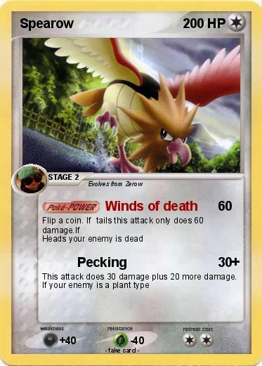 Pokemon Spearow