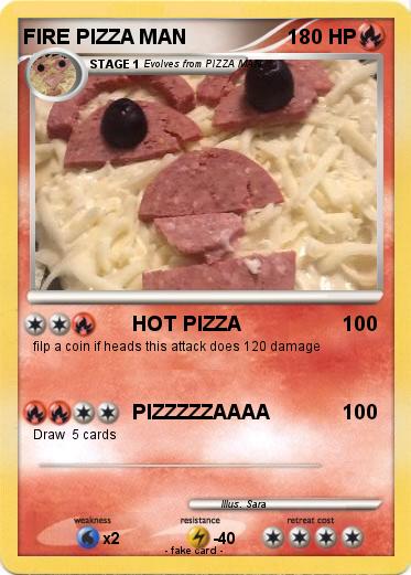 Pokemon FIRE PIZZA MAN