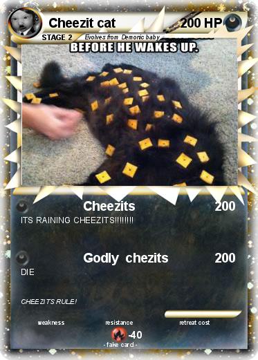 Pokemon Cheezit cat