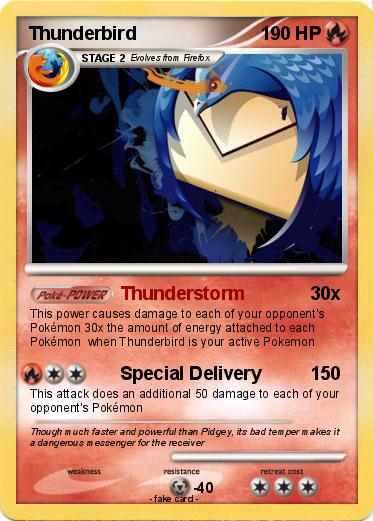 Pokemon Thunderbird