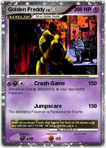 Pokemon Golden Freddy