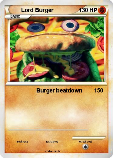 Pokemon Lord Burger
