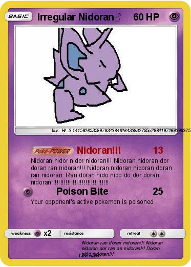 Pokemon Irregular Nidoran♂